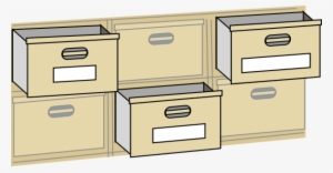 Furniture File Cabinet Drawers Clip Art At Clker Com - Drawer Clipart #2187837