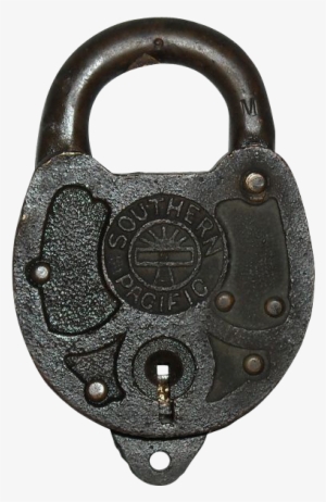 Southern Pacific Sunset Logo Padlock - Old Padlock Transparent Background #2187870