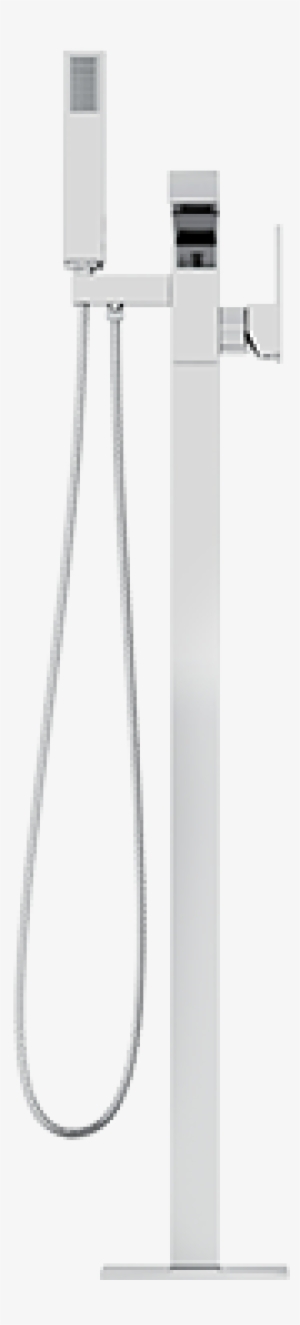 Dewez Modern Floorstanding Bath Shower Mixer Tap #2188331