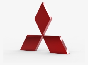 Mitsubishi Logo Png Image - Mitsubishi Logo 3d Png #2188647