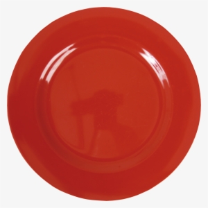 Red Melamine Round Dinner Plate By Rice Dk Vibrant - Melamine Dinner Plate In Red By Rice Dk #2190051