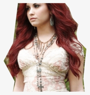 Demi Lovato Red Hair Demi Lovato 634*593 Transprent - Dark Red Hair Demi Lovato #2190748