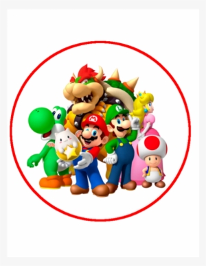 Mario Bros Gang Cake Topper - Super Mario Bros - Free Transparent PNG ...