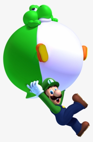 Green Balloon Baby Yoshi - New Super Mario Bros U Baby Yoshi #2191606