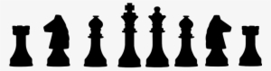 Bishop Chess Game King Knight Pawn Pieces - Line Of Chess Pieces #2191708