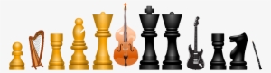 The Chess And Music Blog - Chess Pieces Ornament (oval) #2191745