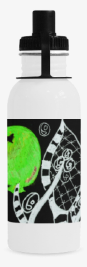 Green Balloon Zendoodle In Night Forest Garden Manchester - Plastic Bottle #2191973