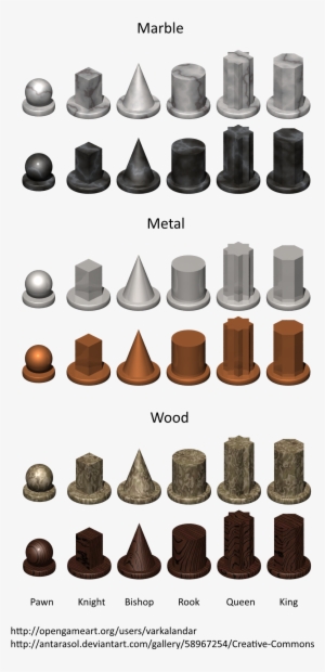 Hjm-chess Pieces - Abstract Chess Pieces #2192034