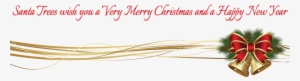 Christmas Bells Decoration - Merry Christmas Decoration Png #2192112