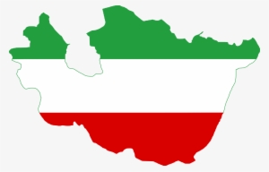 Open - Flag Map Of Iran #2192185