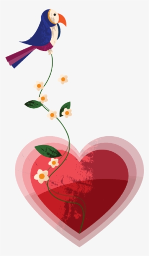 Img Heart Bird - Illustration #2192258