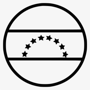 Venezuela Flag - - Circle Border Of Stars #2192562
