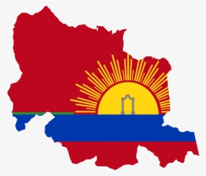 Flag-map Of Carabobo State - Bandera Del Estado Carabobo #2192589