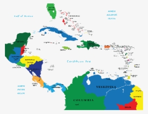 Central America Map Png - Central America Map Clipart #2192758