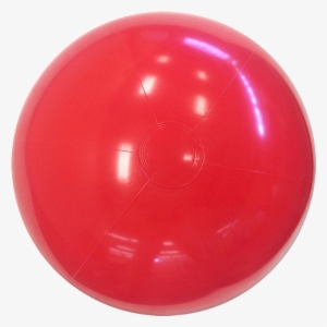 Beachballs - 24'' Solid Red Beach Ball #2193248