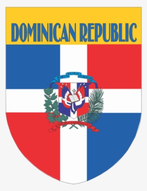 Flags Shield Style - Dominican Republic Car Auto Mini Banners #2193984