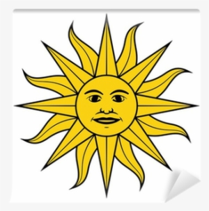 Sun Of May In The Flag Of Uruguay Vector Illustration - Sol De Bandera De Uruguay #2194033
