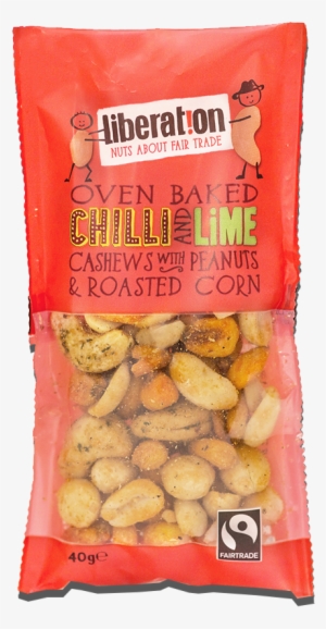 Liberation Oven Baked Chilli & Lime Cashews With Peanuts - Liberation Peanut Butter - Crunchy - 340g #2194568
