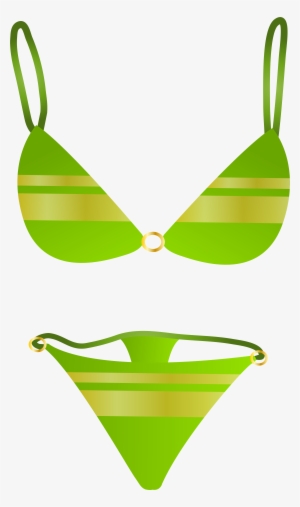 Green Swimsuit Png Clip Art - Swimsuit Clipart Png #2194598