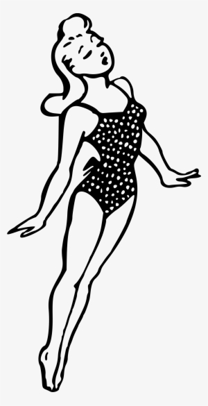 This Free Icons Png Design Of Lady In Swimsuit #2194778
