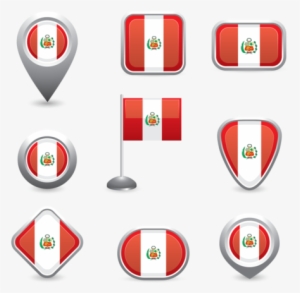 Peru Flag Symbol - Free World Flags Icons Psd #2195796