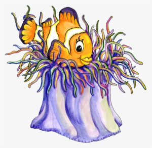 Cartoon Clown Fish - Png Clownfish #2196121