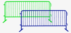 Custom Colored Steel Barricade 8 Ft Powdercoated - Standard Size Of A Gate #2196344
