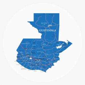 Mapa De Guatemala Vector #2196345