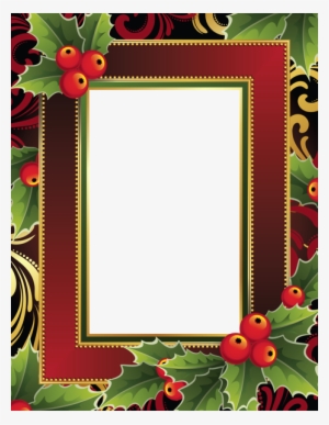 Pin By Pauline Zinie On Frames/borders/corner Accents - Christmas Cartoon Rectangle Frame #2196642