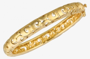 18kt Yellow Gold Arabesque Bangle #2197233