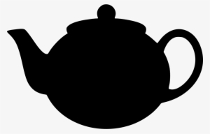 Open Teapot Png Vector - Alice In Wonderland Tea Pot Silhouette #2197235