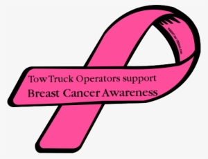 Tow Truck Operators Support / Breast Cancer Awareness - Type 1 Diabetes Ribbon #2197776