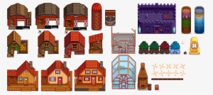 Click For Full Sized Image Farm Buildings - Stardew Valley House Sprite #2198034