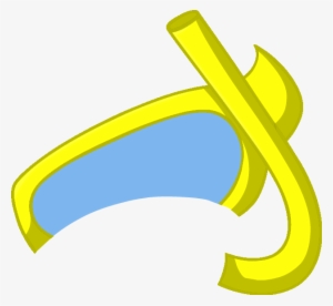Yellow Snorkel Cutout - Club Penguin Snorkel #2198104