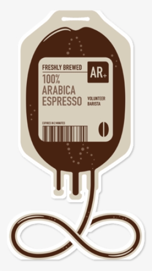 Adesivo Coffee Transfusion De @rodrigomuller - Coffee #2198934