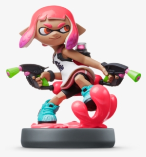 Inkling Girl (splatoon) Amiibo Figure - Inkling Girl Splatoon 2 Amiibo #2199341