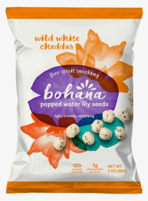 Bohana Wild White Cheddar Popped Water Lily Seeds Bag - Snack #2199523