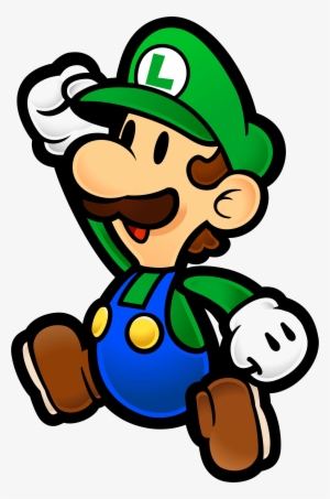 Super Mario Clipart Green - Paper Luigi #220694