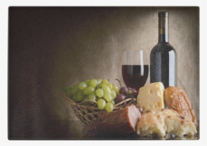 Wine Cheese And Grapes Cutting Board #221218 Wine Cheese And Grapes Cutting Board #221218