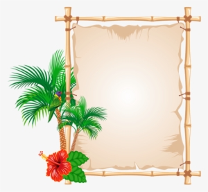 Tropical Frame Cliparts - Frames And Borders Design #221427