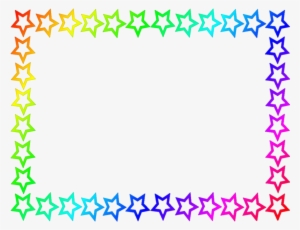 Border Transparent Celebration - Star Border Clip Art #221512