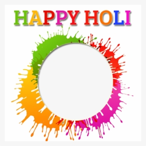 Holi Festival Nice Photo Frame With Your Photo For - Happy Holi Photo Frames #221747