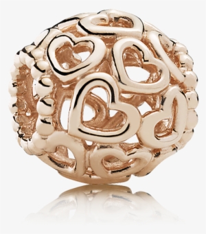 Open Your Heart Filigree, Pandora Rose™ - Pandora Rose Gold Hearts #221815