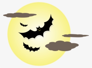 Halloween Transparent Full Moon Cartoon - Transparent Full Moon Clipart #222361