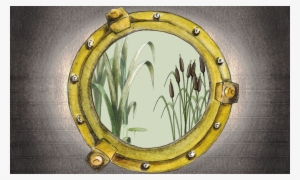 Murpworks Afloat Porthole Reeds Watercolour - Lifted Research Group #222555
