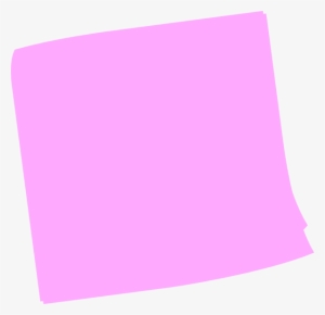 Post-it Clipart Pink - Pink Post It Note Png #222575