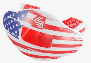Usa Flag Max Airflow Football Mouthguard - Football Mouthguards #222657