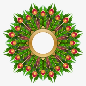 Single Peacock Feathers With Flute Png - Peacock Feather Photo Frame #223590