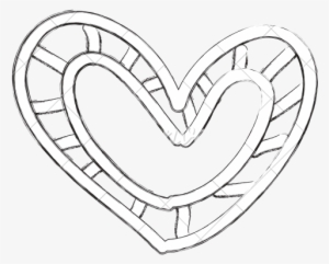 Beautiful Heart Drawing Icon - Drawing #223850