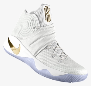 Kyrie Irving 2 Nike Id White And Gold - Kyrie 2 Finals #224053